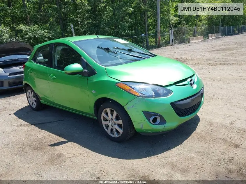 2011 Mazda Mazda2 Touring VIN: JM1DE1HY4B0112046 Lot: 42557651