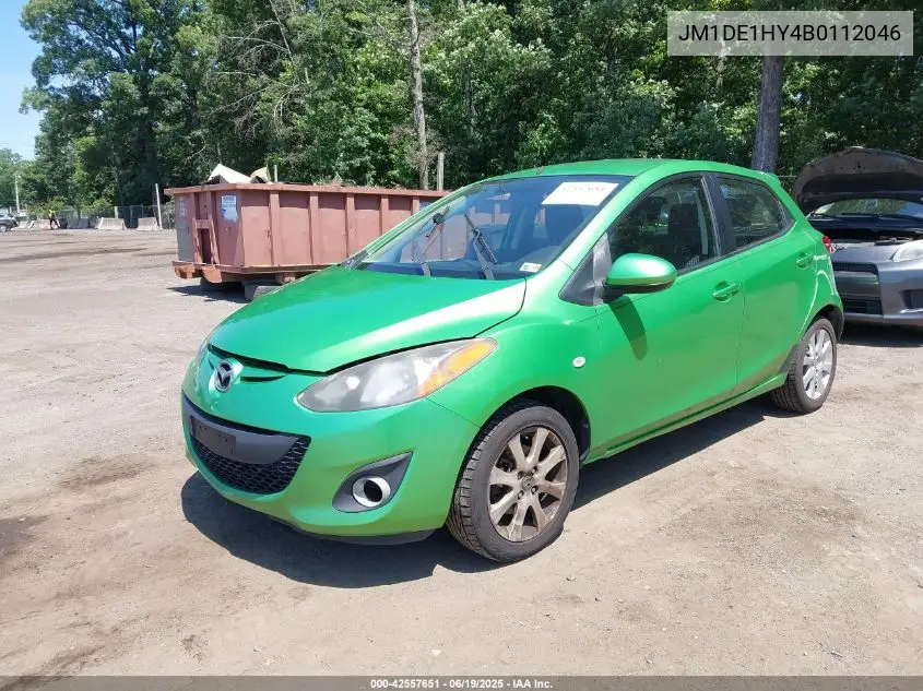 2011 Mazda Mazda2 Touring VIN: JM1DE1HY4B0112046 Lot: 42557651