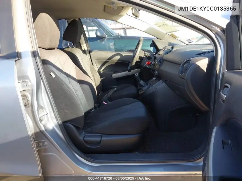 2012 Mazda Mazda2 Sport VIN: JM1DE1KY0C0135365 Lot: 41716720