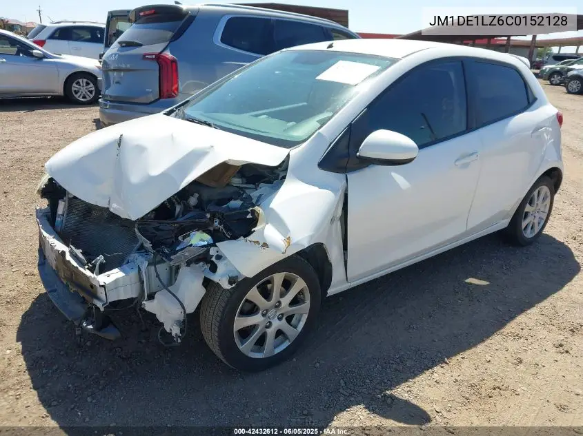2012 Mazda Mazda2 Touring VIN: JM1DE1LZ6C0152128 Lot: 42432612