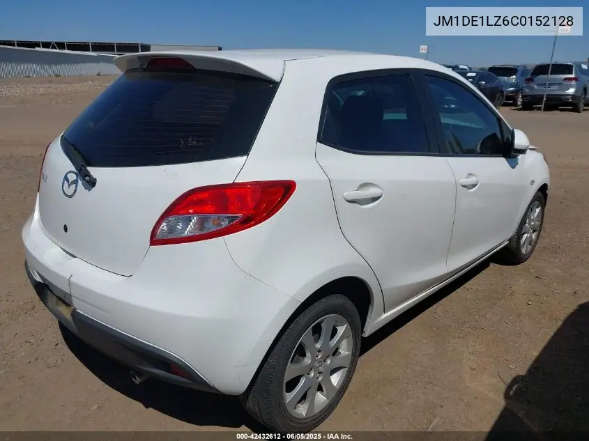 2012 Mazda Mazda2 Touring VIN: JM1DE1LZ6C0152128 Lot: 42432612