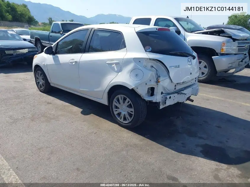 2012 Mazda Mazda2 Sport VIN: JM1DE1KZ1C0144181 Lot: 42487286