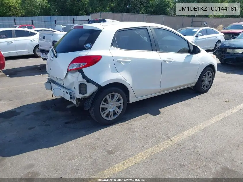 2012 Mazda Mazda2 Sport VIN: JM1DE1KZ1C0144181 Lot: 42487286