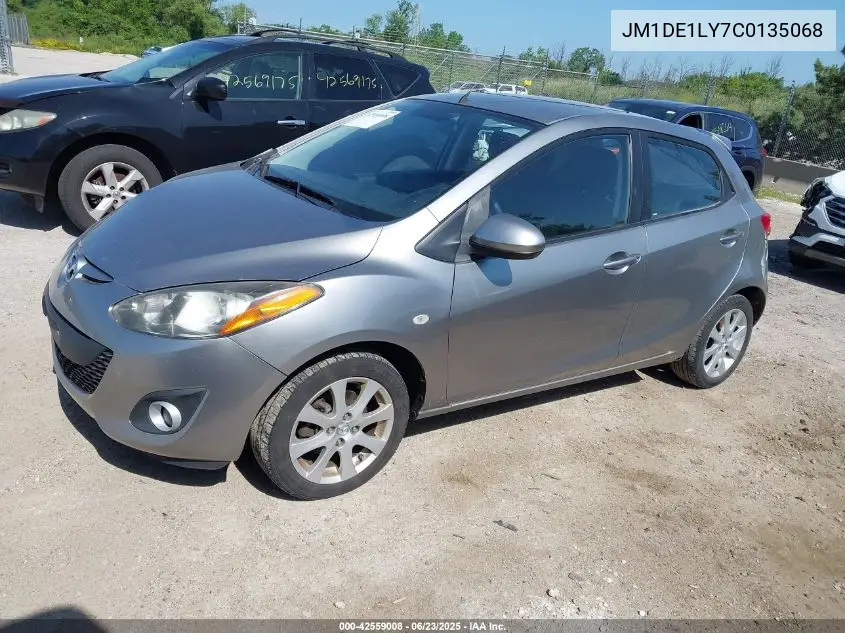 2012 Mazda Mazda2 Touring VIN: JM1DE1LY7C0135068 Lot: 42559008