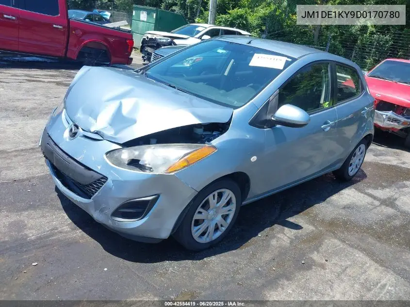 2013 Mazda Mazda2 Sport VIN: JM1DE1KY9D0170780 Lot: 42554419