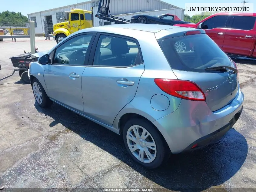 2013 Mazda Mazda2 Sport VIN: JM1DE1KY9D0170780 Lot: 42554419