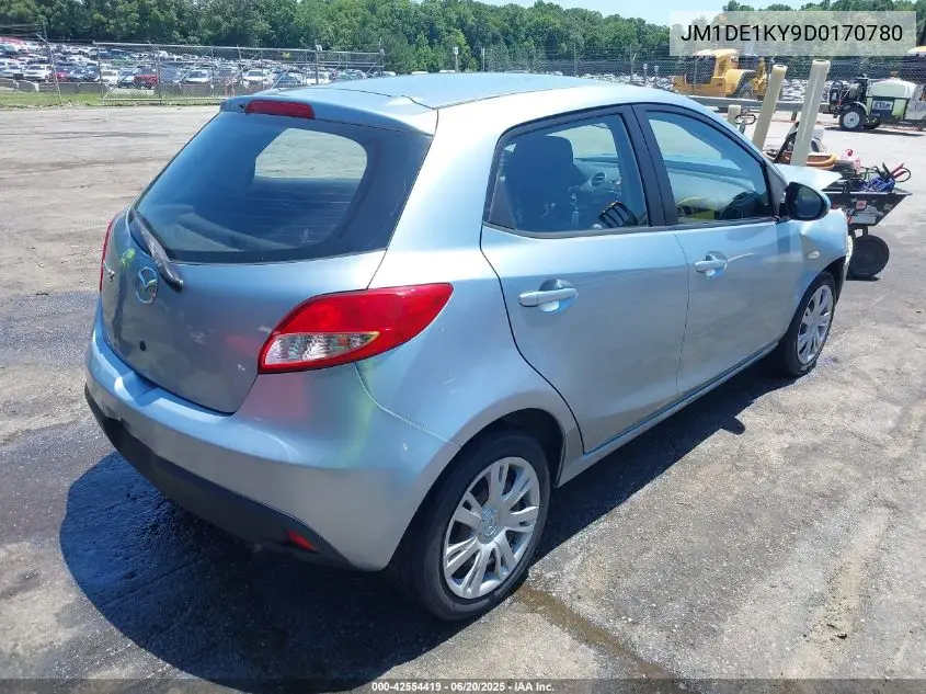2013 Mazda Mazda2 Sport VIN: JM1DE1KY9D0170780 Lot: 42554419