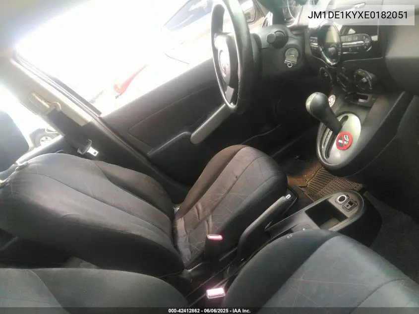 2014 Mazda Mazda2 Sport VIN: JM1DE1KYXE0182051 Lot: 42412862