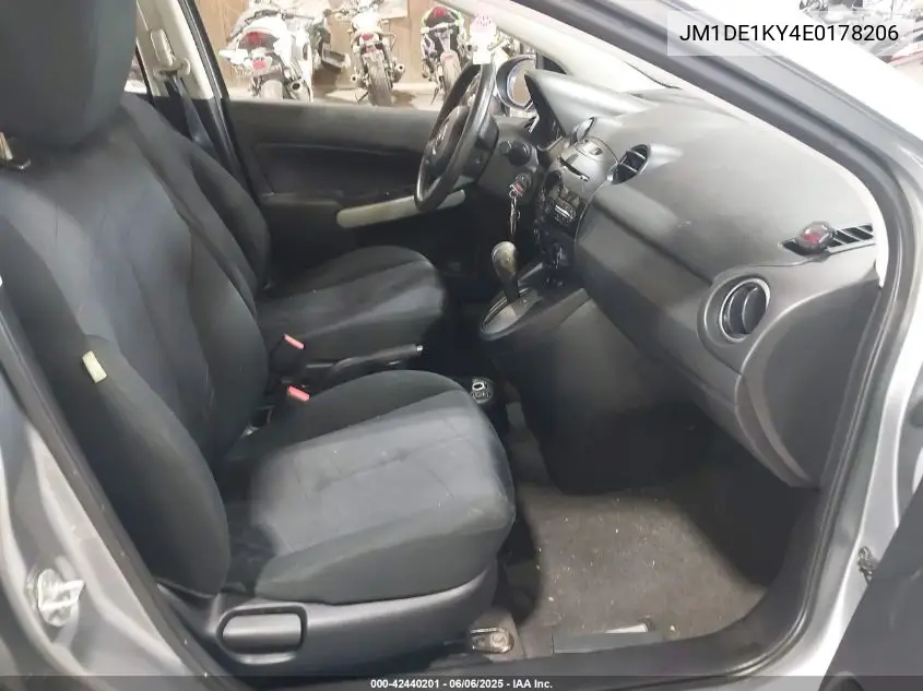 2014 Mazda Mazda2 Sport VIN: JM1DE1KY4E0178206 Lot: 42440201