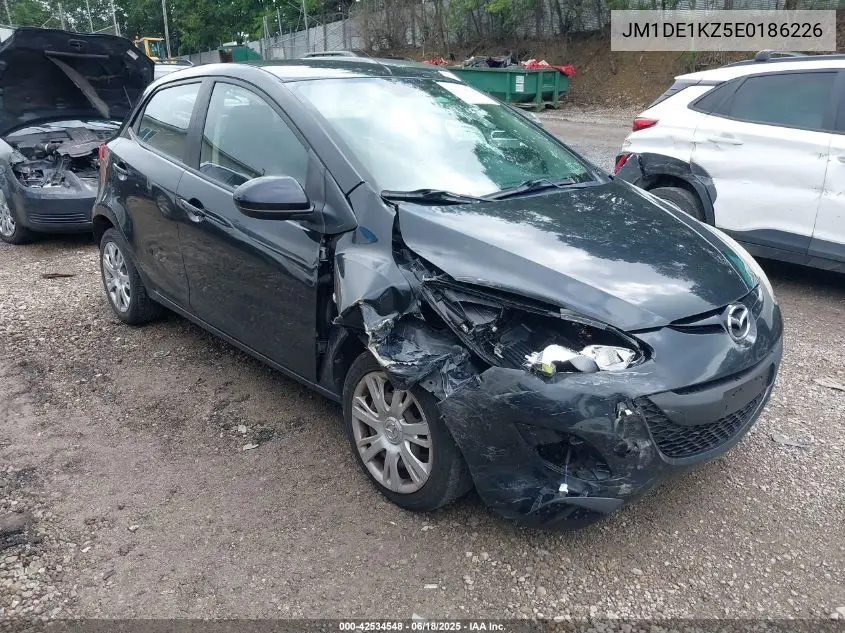 2014 Mazda Mazda2 Sport VIN: JM1DE1KZ5E0186226 Lot: 42534548