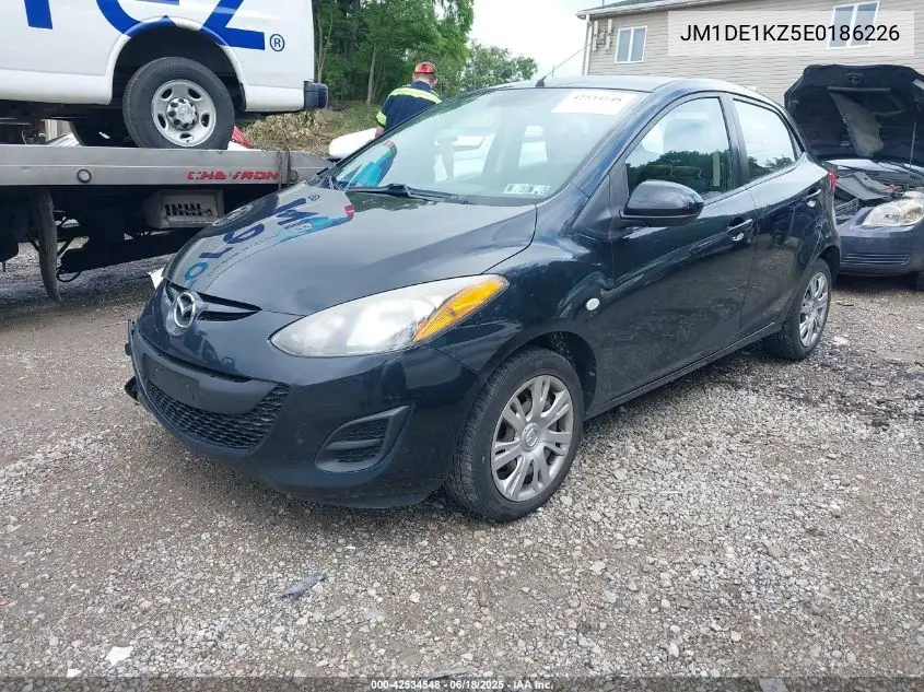 2014 Mazda Mazda2 Sport VIN: JM1DE1KZ5E0186226 Lot: 42534548