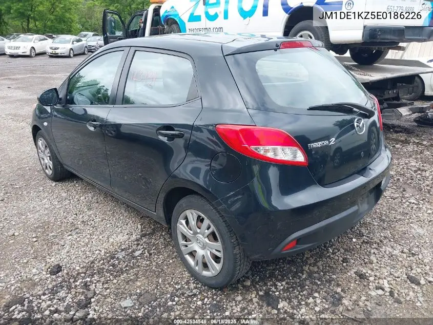 2014 Mazda Mazda2 Sport VIN: JM1DE1KZ5E0186226 Lot: 42534548