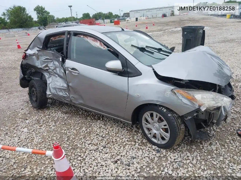 2014 Mazda Mazda2 Sport VIN: JM1DE1KY7E0188258 Lot: 42535223