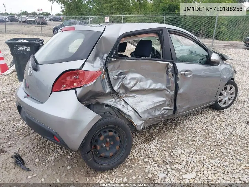 2014 Mazda Mazda2 Sport VIN: JM1DE1KY7E0188258 Lot: 42535223