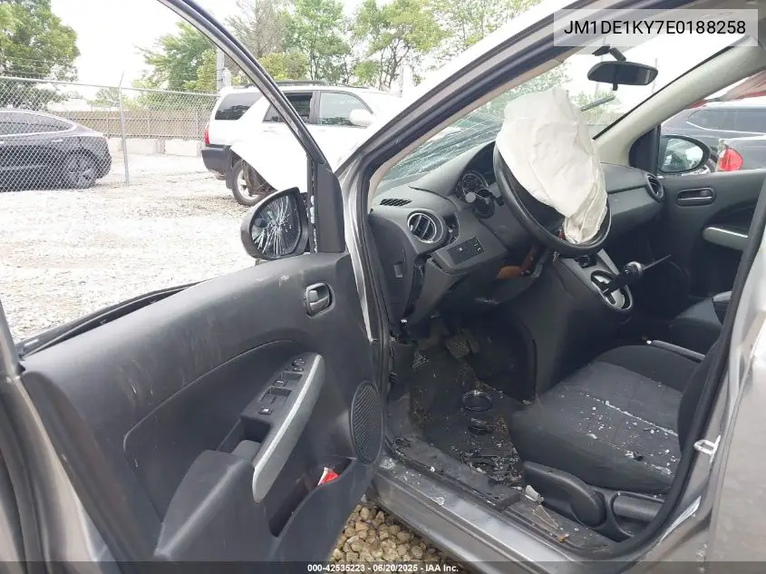 2014 Mazda Mazda2 Sport VIN: JM1DE1KY7E0188258 Lot: 42535223