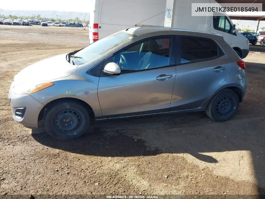 2014 Mazda Mazda2 Sport VIN: JM1DE1KZ3E0185494 Lot: 42556476