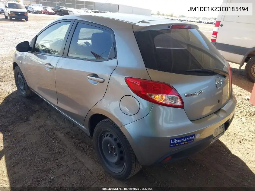 2014 Mazda Mazda2 Sport VIN: JM1DE1KZ3E0185494 Lot: 42556476