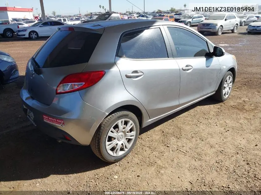 2014 Mazda Mazda2 Sport VIN: JM1DE1KZ3E0185494 Lot: 42556476