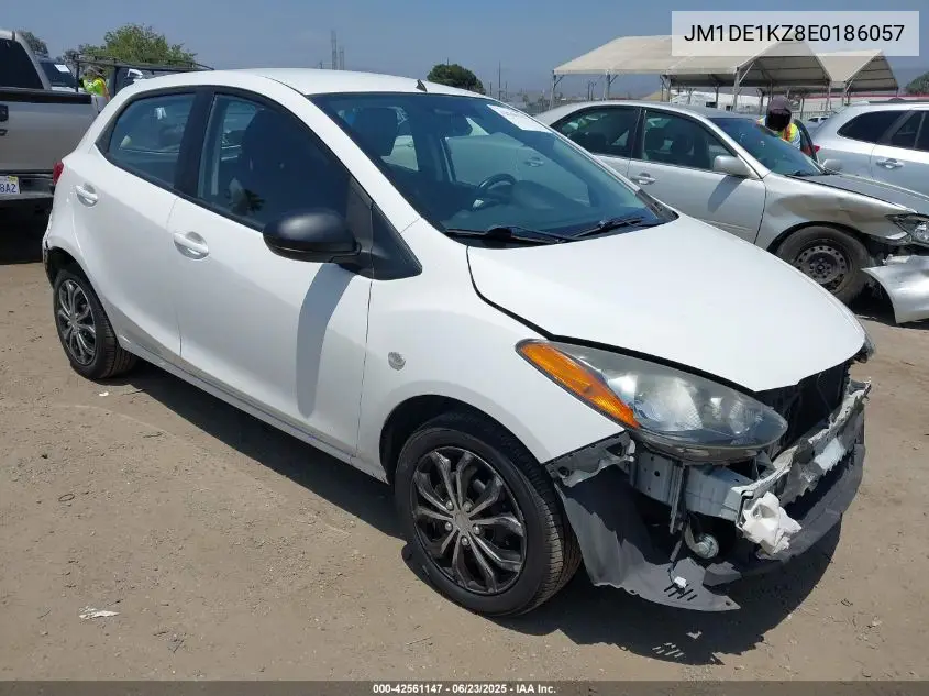 2014 Mazda Mazda2 Sport VIN: JM1DE1KZ8E0186057 Lot: 42561147