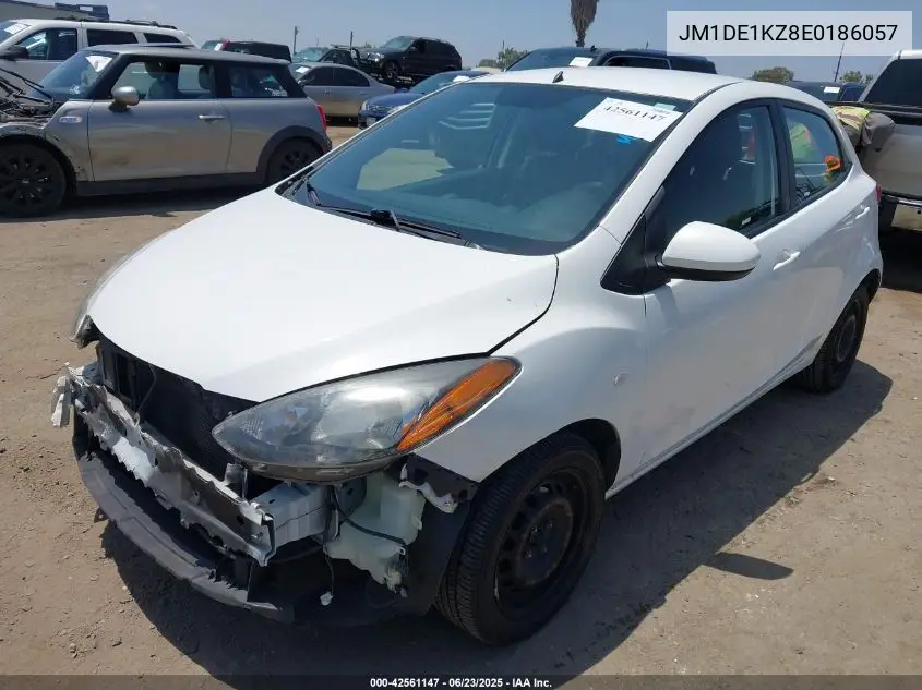 2014 Mazda Mazda2 Sport VIN: JM1DE1KZ8E0186057 Lot: 42561147