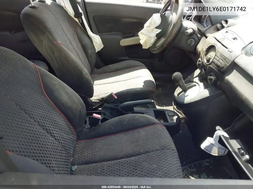 2014 Mazda Mazda2 Touring VIN: JM1DE1LY6E0171742 Lot: 42593449