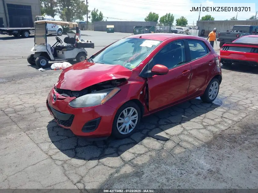 2014 Mazda Mazda2 Sport VIN: JM1DE1KZ5E0183701 Lot: 42773462