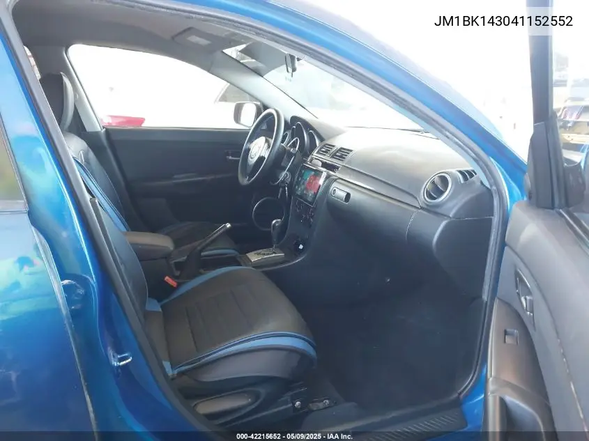 2004 Mazda Mazda3 S VIN: JM1BK143041152552 Lot: 42215652