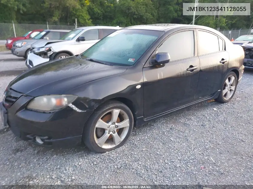 2004 Mazda Mazda3 S VIN: JM1BK123541128055 Lot: 42626382