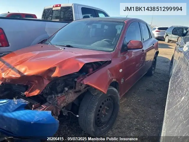 2005 Mazda 3 Mazda Sport Gt VIN: JM1BK143851299994 Lot: 20206415