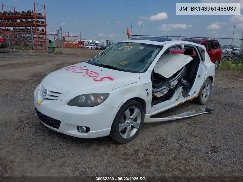 2006 Mazda 3 Hatchback VIN: JM1BK143961458037 Lot: 30062280