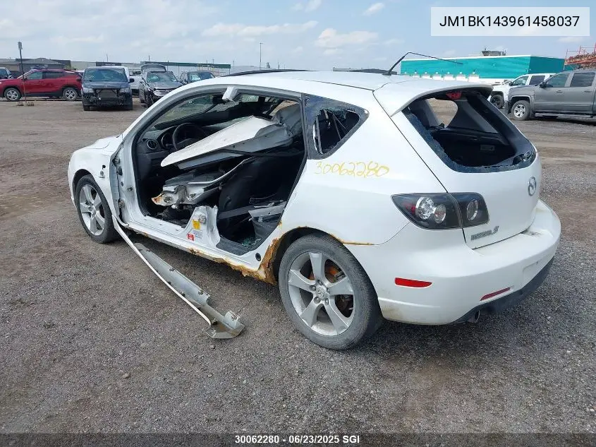 2006 Mazda 3 Hatchback VIN: JM1BK143961458037 Lot: 30062280