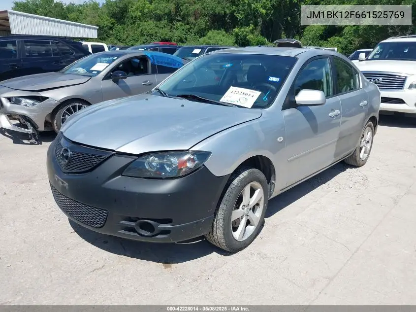 2006 Mazda Mazda3 I VIN: JM1BK12F661525769 Lot: 42228014