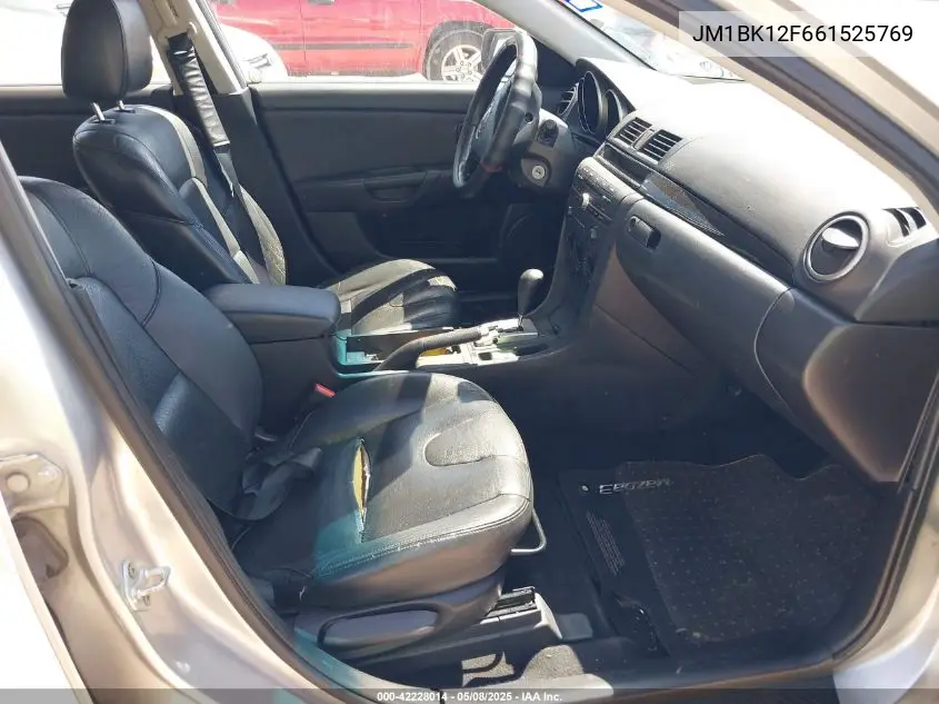 2006 Mazda Mazda3 I VIN: JM1BK12F661525769 Lot: 42228014