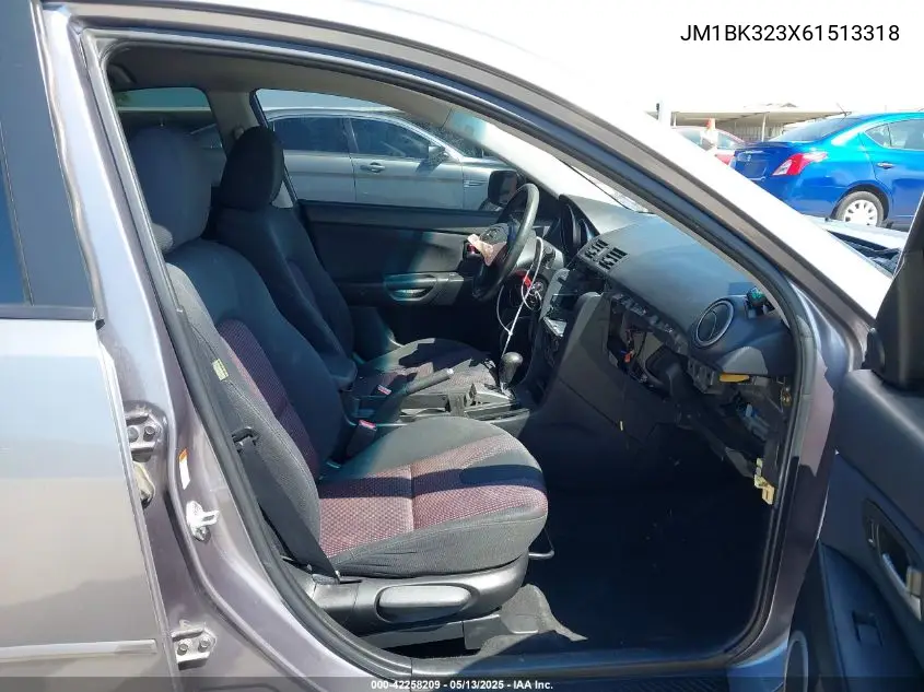 2006 Mazda Mazda3 S Touring VIN: JM1BK323X61513318 Lot: 42258209