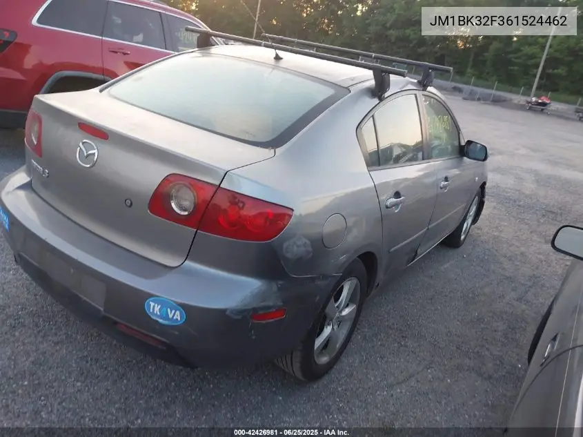 2006 Mazda Mazda3 I VIN: JM1BK32F361524462 Lot: 42426981