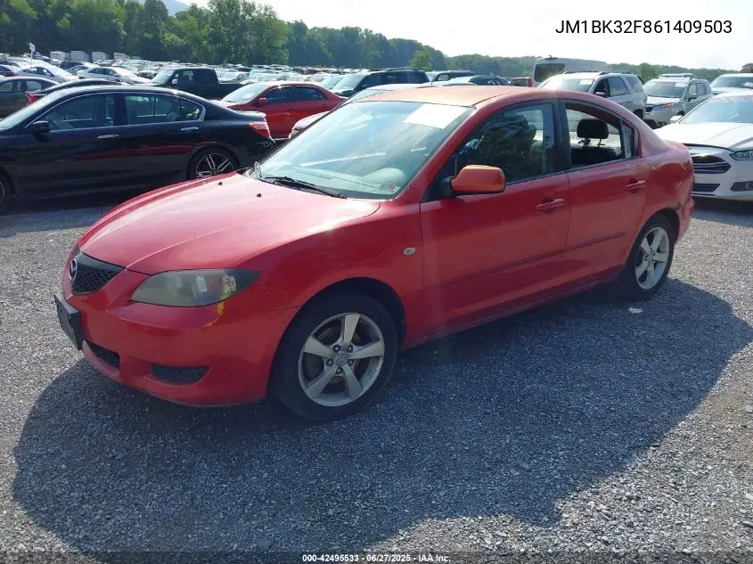 2006 Mazda Mazda3 I VIN: JM1BK32F861409503 Lot: 42495533