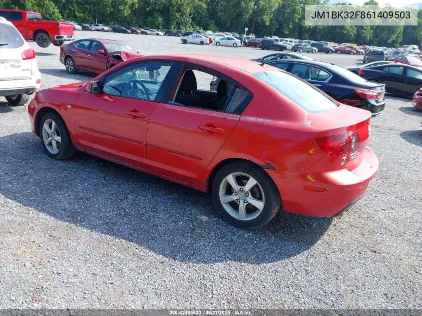 2006 Mazda Mazda3 I VIN: JM1BK32F861409503 Lot: 42495533