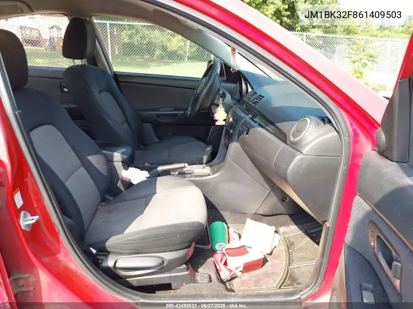 2006 Mazda Mazda3 I VIN: JM1BK32F861409503 Lot: 42495533