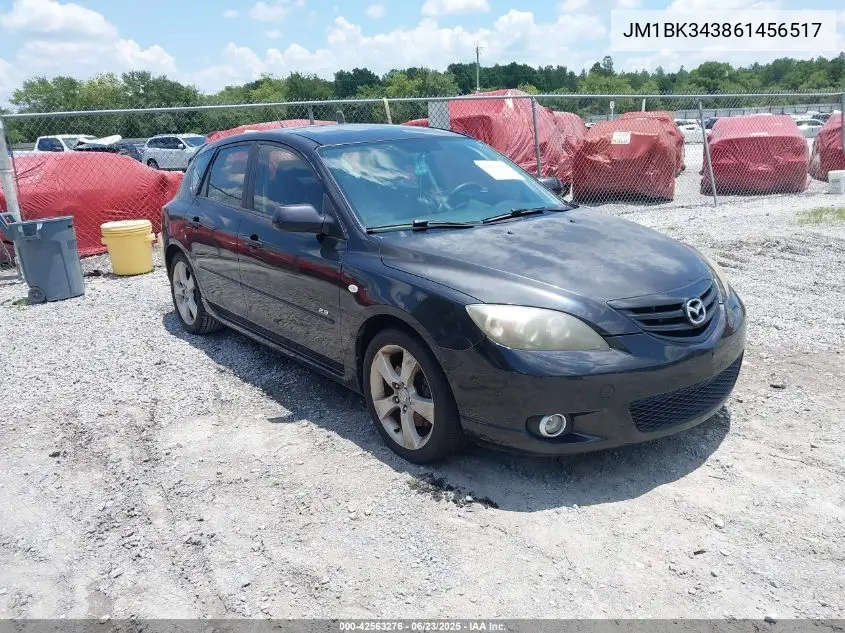 2006 Mazda Mazda3 S Touring VIN: JM1BK343861456517 Lot: 42563276