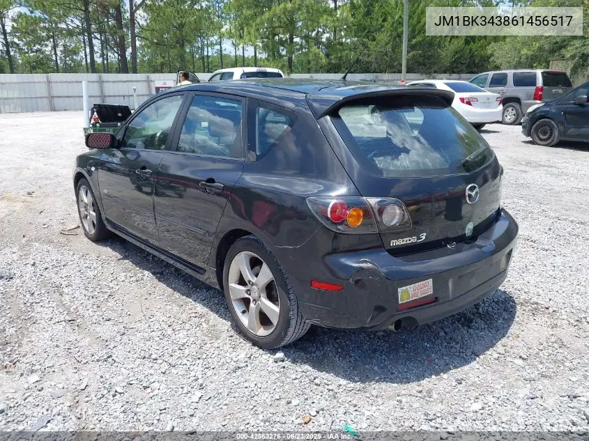 2006 Mazda Mazda3 S Touring VIN: JM1BK343861456517 Lot: 42563276