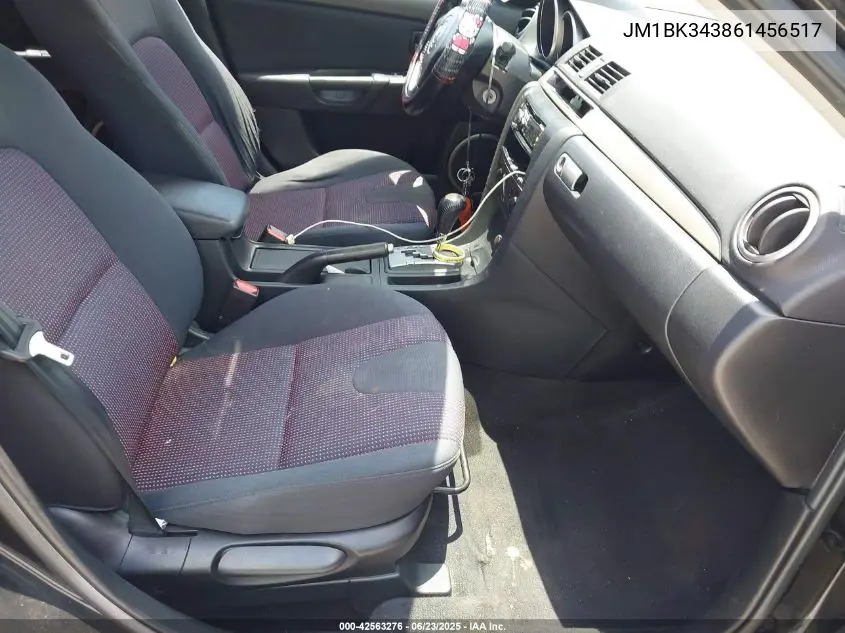2006 Mazda Mazda3 S Touring VIN: JM1BK343861456517 Lot: 42563276