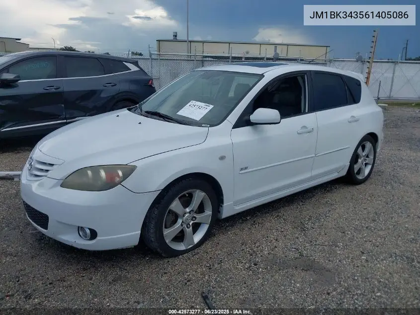 2006 Mazda Mazda3 S Grand Touring VIN: JM1BK343561405086 Lot: 42573277