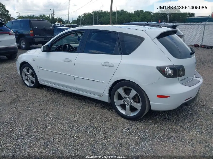 2006 Mazda Mazda3 S Grand Touring VIN: JM1BK343561405086 Lot: 42573277