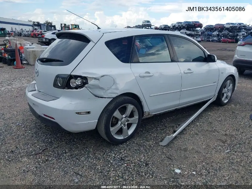 2006 Mazda Mazda3 S Grand Touring VIN: JM1BK343561405086 Lot: 42573277