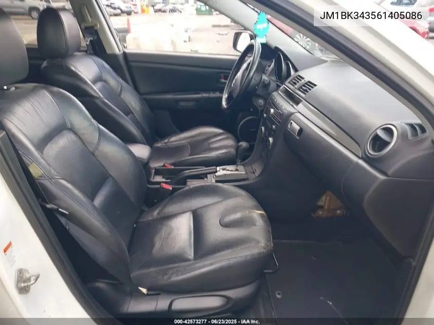 2006 Mazda Mazda3 S Grand Touring VIN: JM1BK343561405086 Lot: 42573277