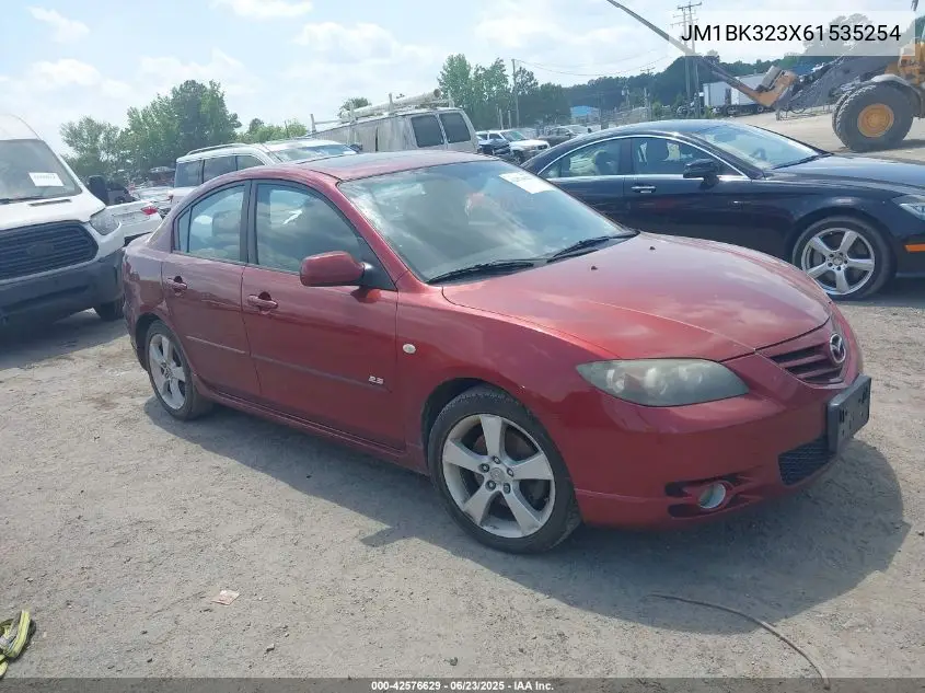 2006 Mazda Mazda3 S Touring VIN: JM1BK323X61535254 Lot: 42576629
