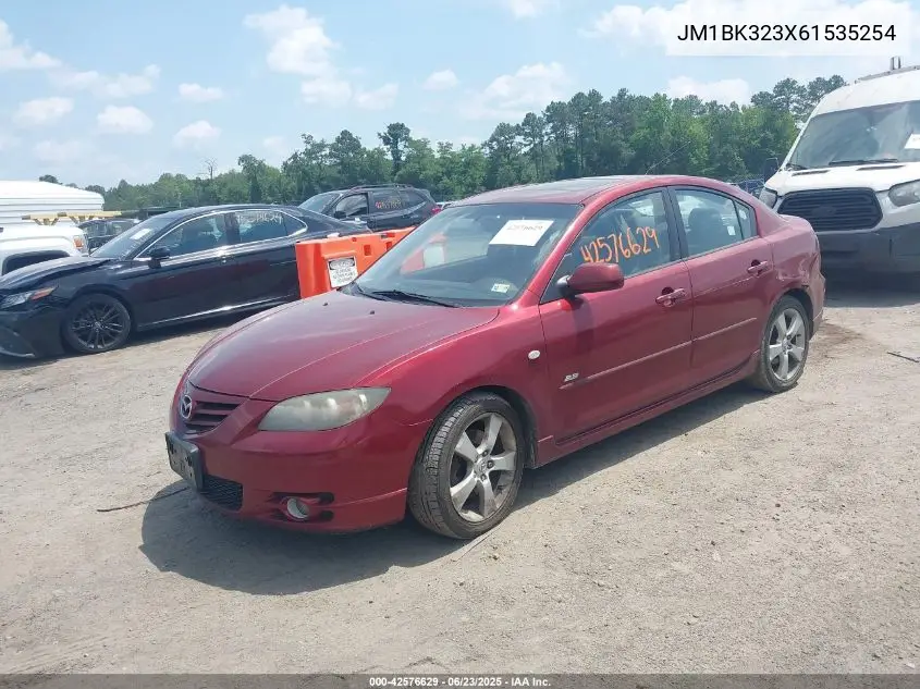 2006 Mazda Mazda3 S Touring VIN: JM1BK323X61535254 Lot: 42576629