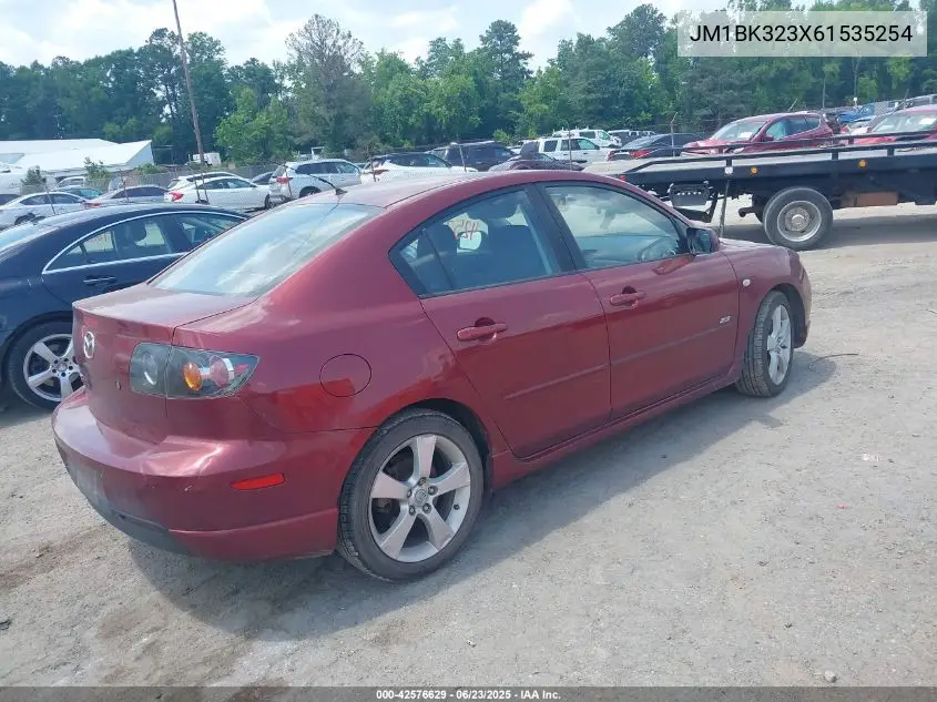 2006 Mazda Mazda3 S Touring VIN: JM1BK323X61535254 Lot: 42576629