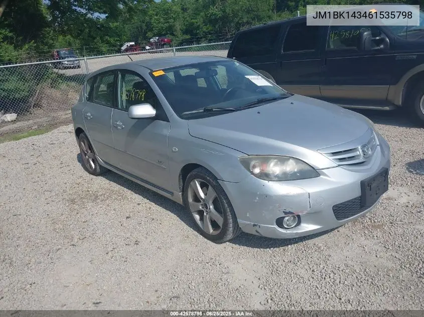 2006 Mazda Mazda3 S VIN: JM1BK143461535798 Lot: 42578798