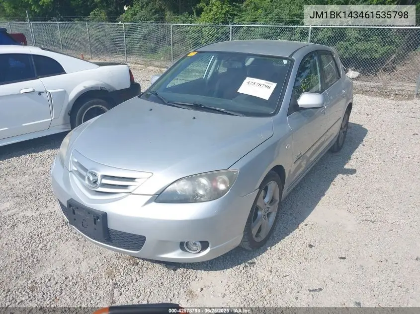 2006 Mazda Mazda3 S VIN: JM1BK143461535798 Lot: 42578798